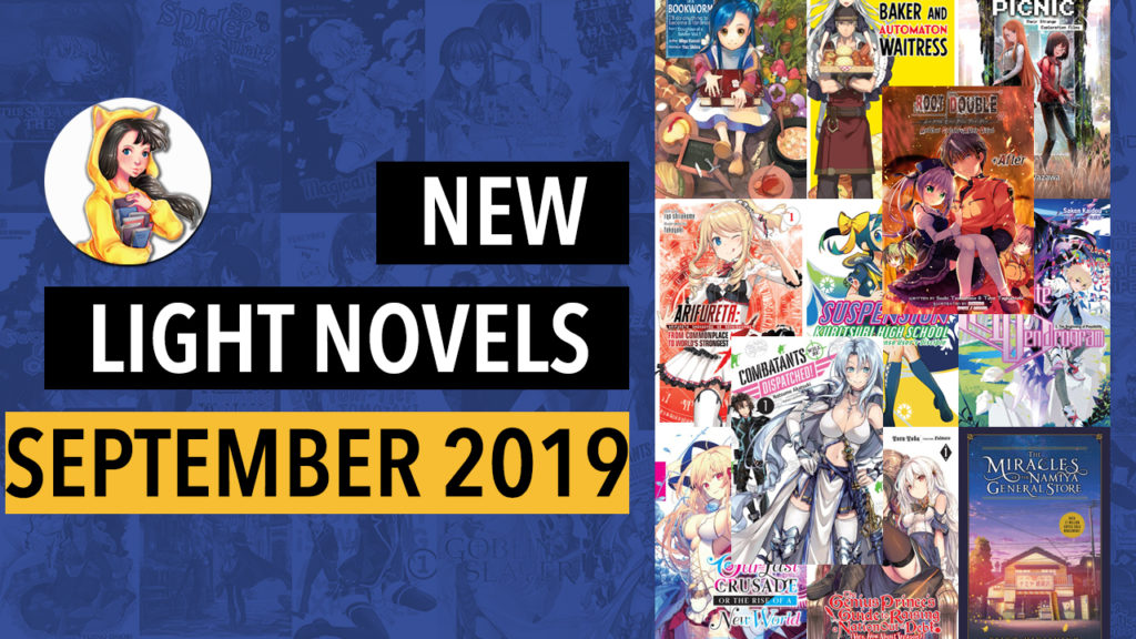 new light novel releases for september 2019